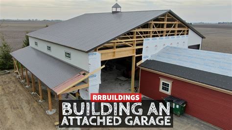 attaching metal addition to house|attaching metal building to house.